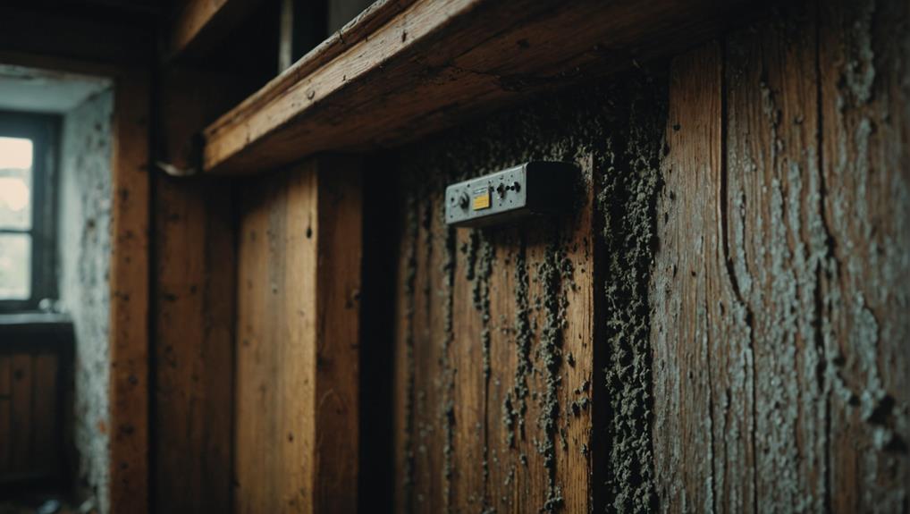 Winston-Salem Water Damage Restoration professional team reviewing moisture logs at a flooded NC property